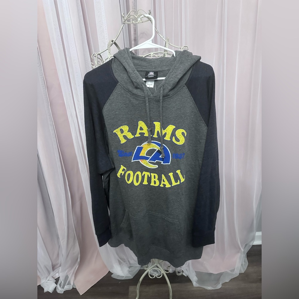NFL Team Apparel Women's Gray Hoodie